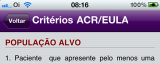Criterios