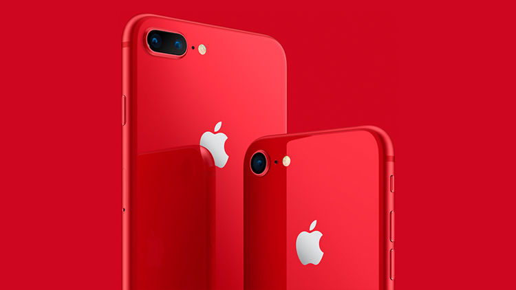 iPhone 8 e iPhone 8 Plus ganham edição especial na cor vermelha