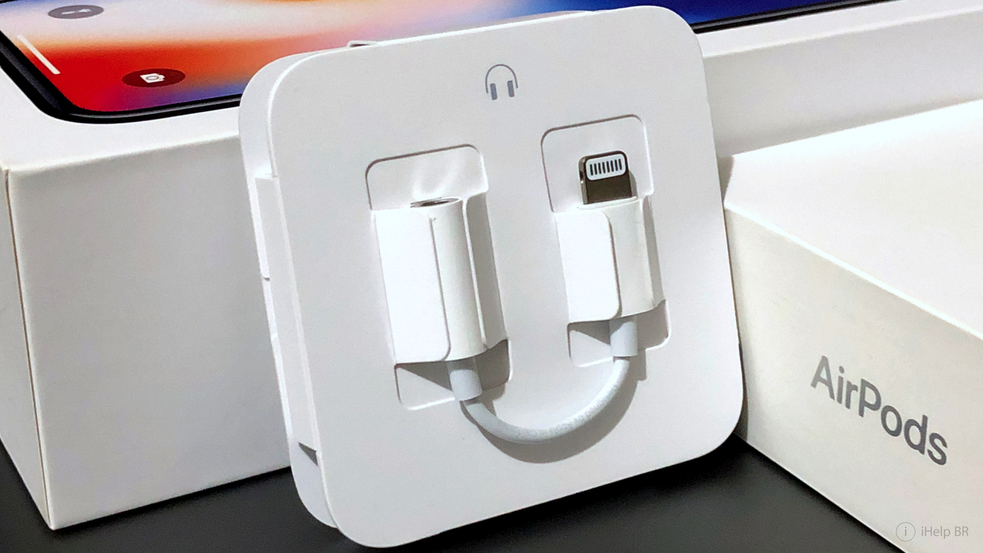 Adaptador Para Fone de Ouvido P2xLightning - Original Apple - Case Power